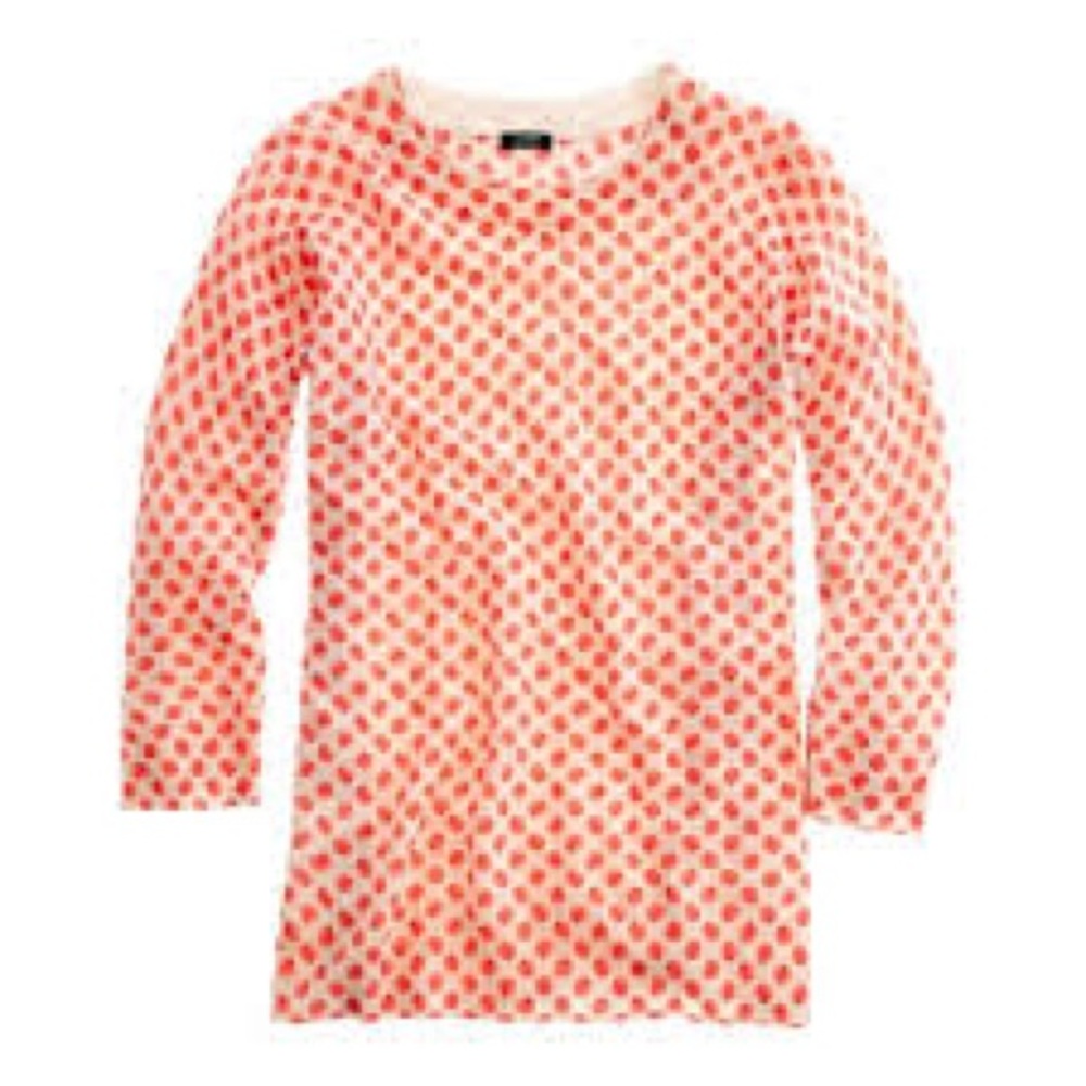 jcrew Tippi sweater in orchard print